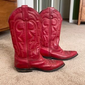 Red Cowboy Boots
